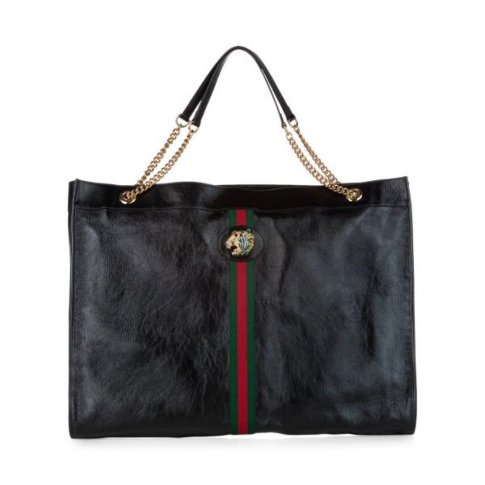 Maxi Rajah Leather Tote